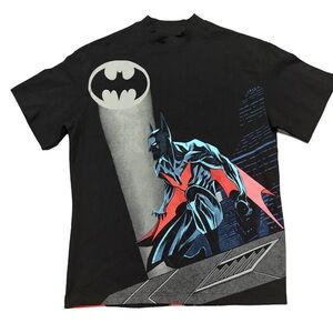 DC Comics Batman Beyond Front & Back Graphic T-Shirt - Black - Size Small